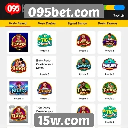 Novidades em recursos de jogos no 095bet.com